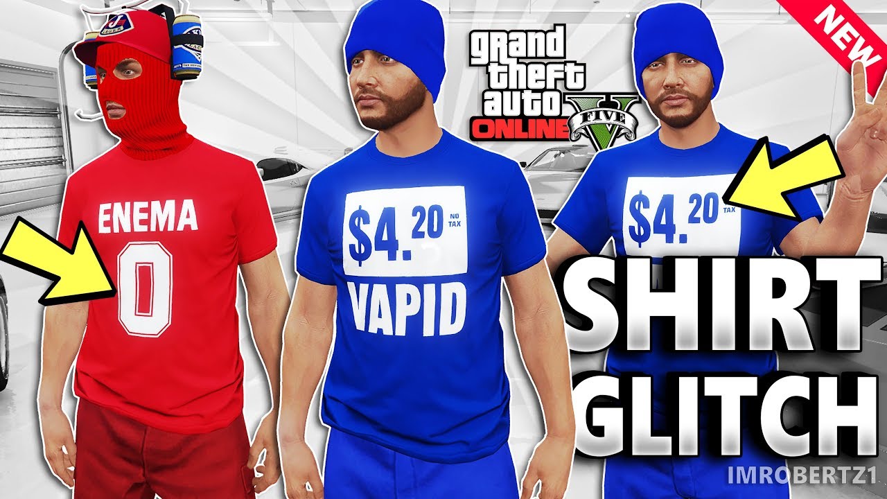 GTA 5 Shirt Color Glitch! Change TShirt Color! GTA Online Modded
