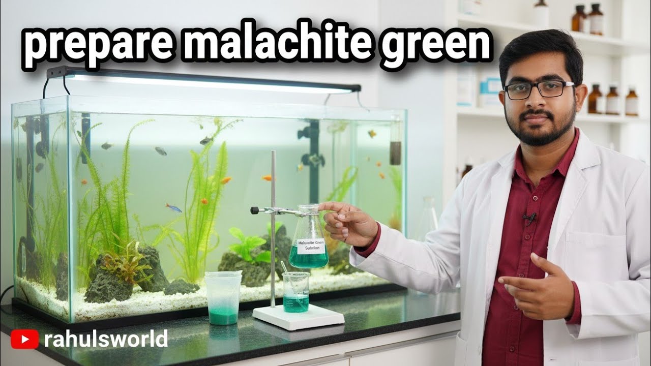 how to make malachite green solution for aquarium fish malachite