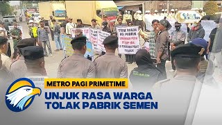 Warga Tuntut Perusahaan Hentikan Produksi Semen