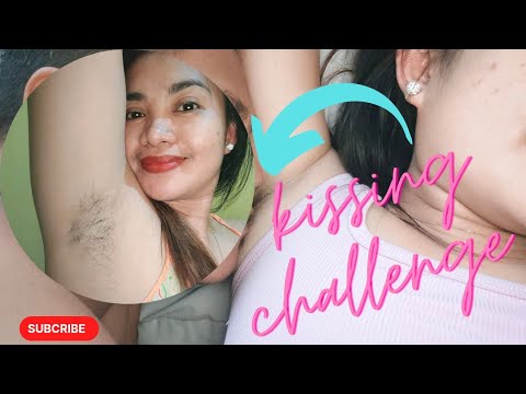 hairy armpit kissing challenge