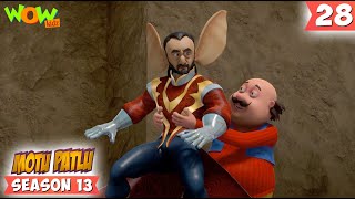 jaadugar lambekaan ka jaadu s13 28 motu patlu new cartoons for kids spot