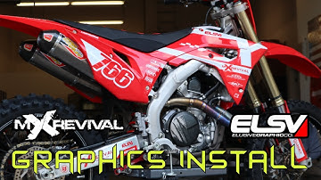 THE PROPER WAY TO INSTALL DIRT BIKE GRAPHICS - ELUSIVE MOTOCROSS DECALS