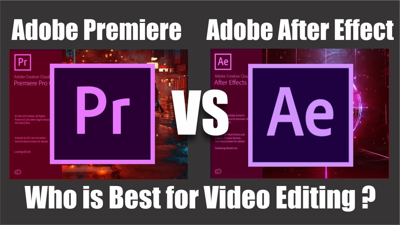 what is the difference between adobe premiere pro and adobe after effects