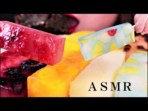 【咀嚼音/ASMR】湘南ひらつか三秀堂のくずバーを食べるの巻。もちもちお餅か。しゃりしゃりアイスか。葛餅/kuzu ｍochi bar/떡/プチ大食い/EatingSounds/ Mukbang