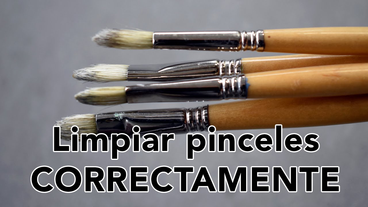 óleo Como Desinfectar Brochas Limpiador De Brochas Limpiador De