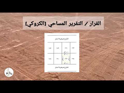 التقرير او القرار المساحي الكروكي احد وثائق البناء الإلزامية وفقا ل كود البناء السعودي