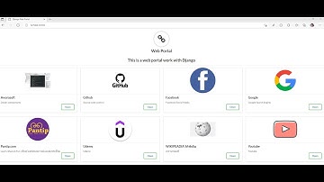 Create Web Portal with Django