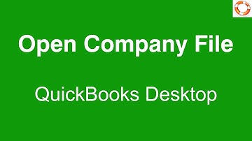 Quickbooks Pro Open Close Company File