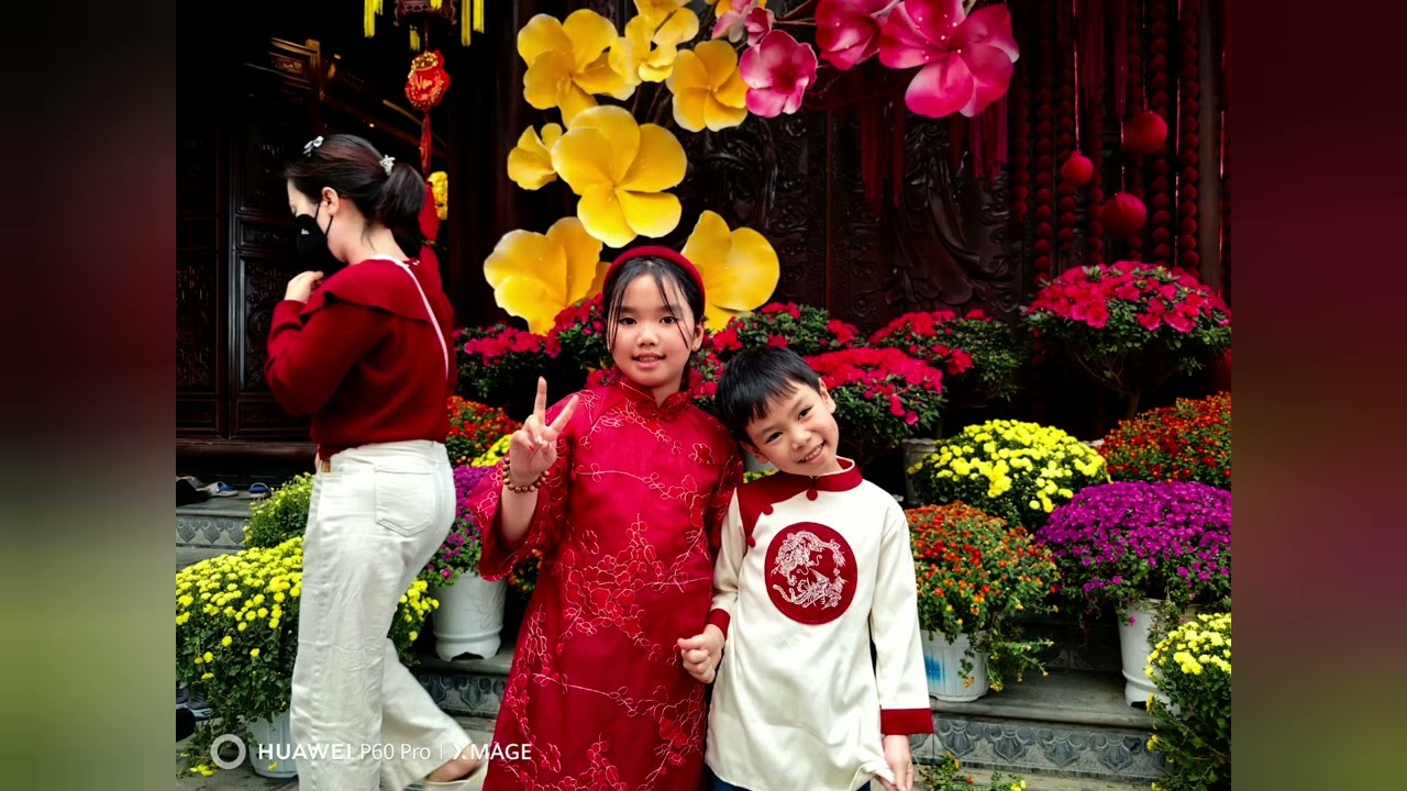 Mồng 5 tết đi lễ chùa Ứng Thiên cùng ông bà Ngoại (Chuẩn) 