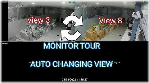 CCTV SCREEN AUTO CHANGING OPTION #hifocus #tour #dwell