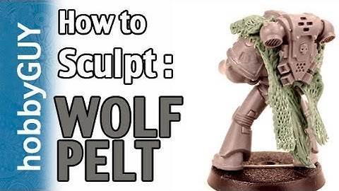 hobbyGUY #08: How to Sculpt Wolf Pelt (Body/Head) - Tutorial