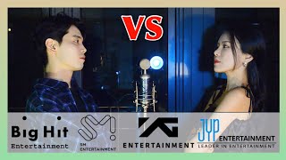 우리나라 대형기획사 대결 | Bighit vs SM vs YG vs JYP | BTS, EXO, 방예담, ITZY, Stray Kids... | Singoff