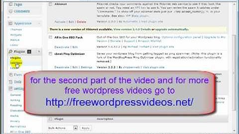 How to install cbnet ping optimizer plugin in wordpress part 1