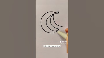 Vẽ nải chuối đơn giản  #vẽ #huongdanve #vetranh #vẽtranh #artist #fypシ #xuhuong #foryou I Mèo Dạy Vẽ