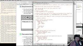 Live Coding with T-$ Live Stream -- Railsbridge advanced Message Board Ruby on Rails tutorial