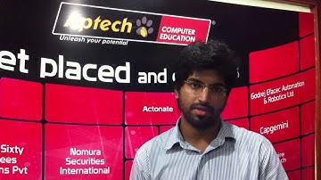 Aptech Student Testimonial- Junaid Ansari