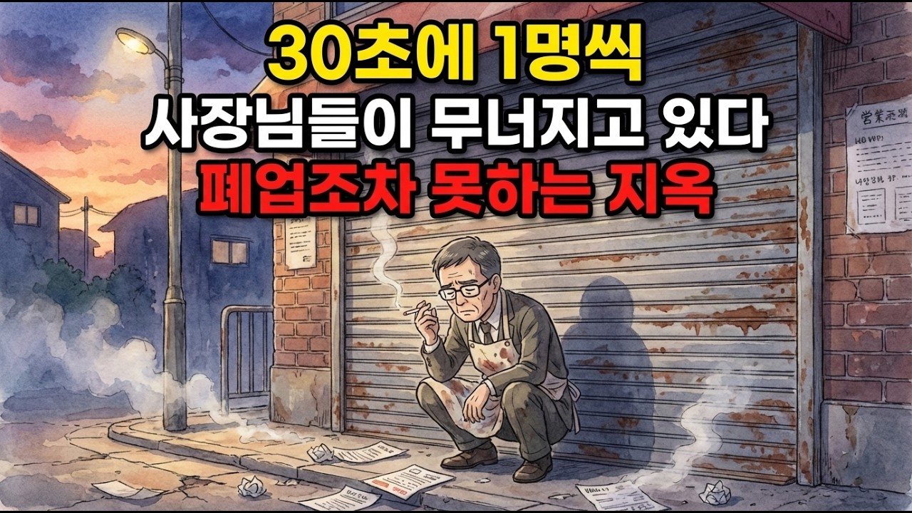 매일 30초마다 1명씩 폐업합니다 | 대한민국 자영업의 잔혹한 현실