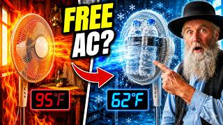 2 Ice Bottles + 1 Fan = Homemade Air Conditioner