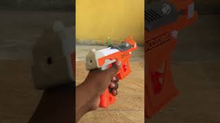 Nerf gun  trick shot #shorts