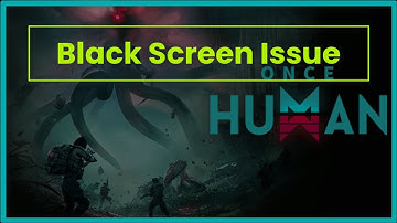 Once Human Game Black Screen Issue