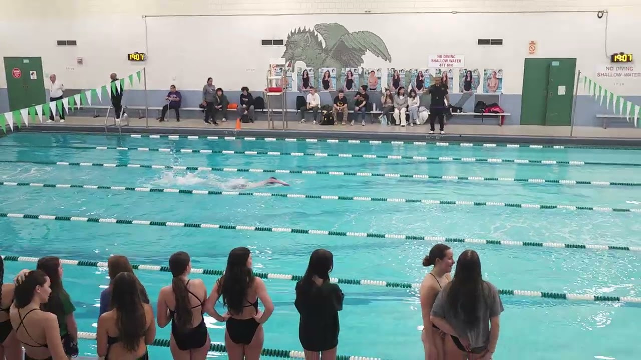 2/25/26- PPS Championsip 400y Freestyle Relay. Alderdice vs Obama. Obama gets Silver.