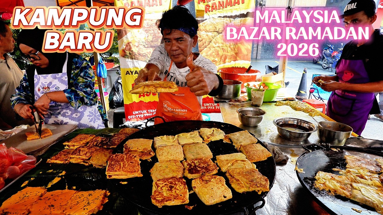 Bazar Ramadan Kampung Baru 2026 | Crazy Crowd & Must-Try Food!