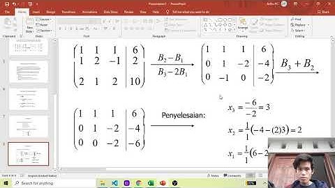 persamaan linier simultan