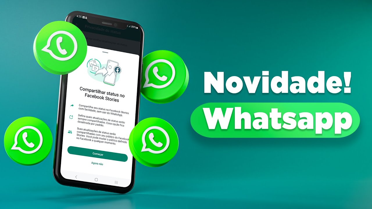 CHEGOU AÍ? WHATSAPP Ganhou Nova Função no STATUS - YouTube