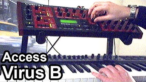 Access Virus B - Relaxing ambient drone soundscape demo