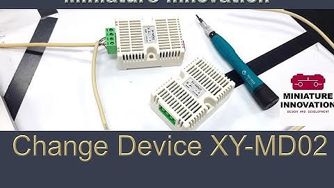 Change device XY-MD02 (SHT20 Sensor) : miniature innovation