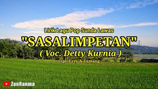 Lirik Detty Kurnia - Sasalimpetan - lagu pop sunda lawas