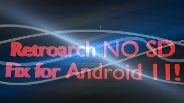 Retroarch Fix for sd card on Android 11 - NEW UPDATE 9/22 LINK IN DESCRIPTION