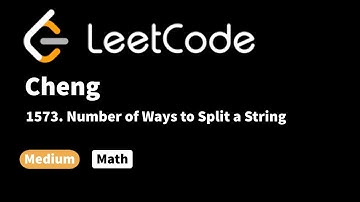 LeetCode 1573. Number of Ways to Split a String