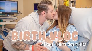 BIRTH VLOG | real + raw labor and delivery *emotional*