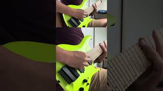 8 String Metal Riff - Kiesel Osiris Multiscale 8 #guitar #metal #kiesel #8string