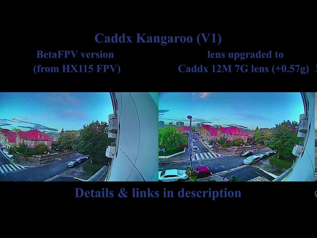 🎥 Quick test of Caddx 12M 7G lens for Kangaroo (compared BetaFPV customized version) — Video review, click xem trên YouTube