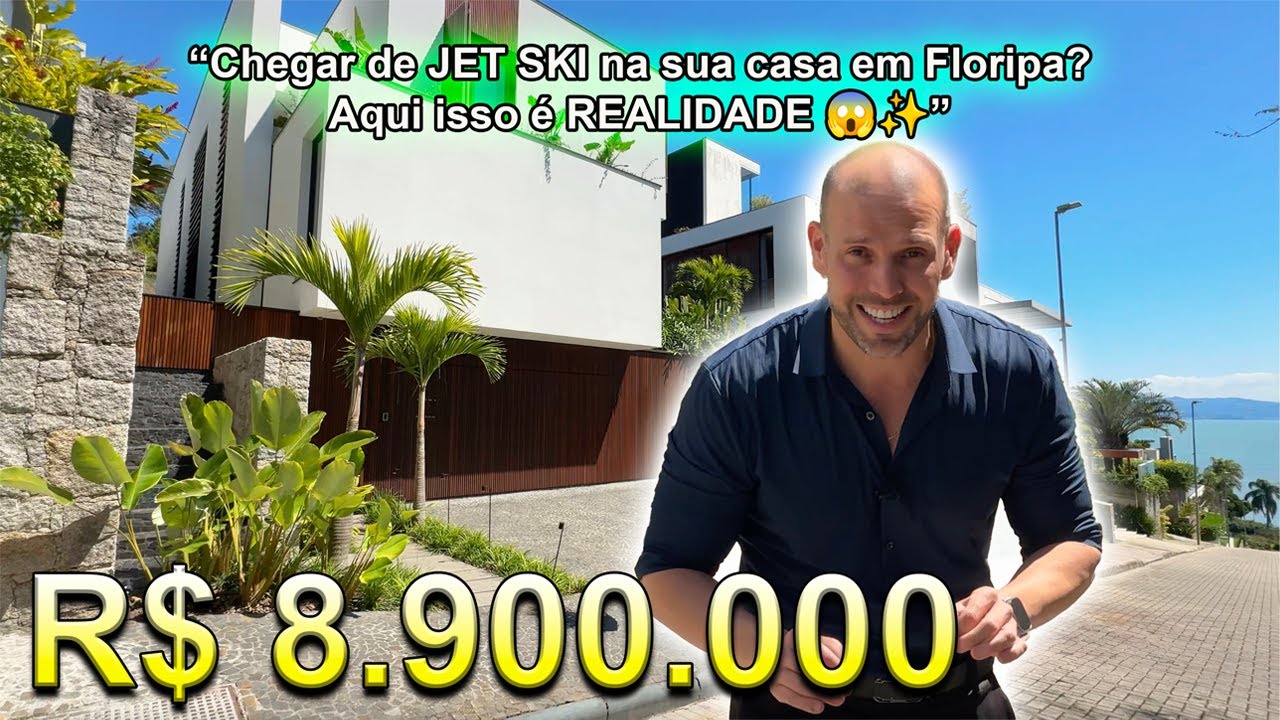 “Chegar de JET SKI na sua casa em Floripa? Aqui isso é REALIDADE 😱✨”