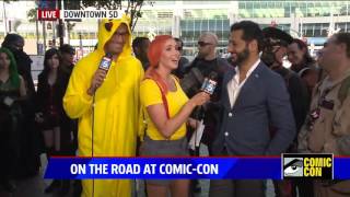 Cas Anvar on his pivotal role in SyFy's "The Expanse" on Fox5 at Comic Con 16'