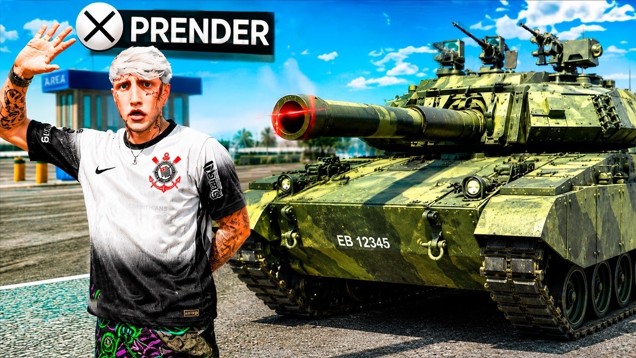 Abordando BANDIDOS com VEÍCULOS MILITARES! (GTA 5 RP)