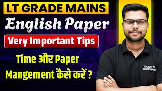 UPPSC LT GRADE | Mains English Paper | Very Important Answer Writing Tips