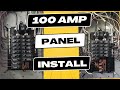 How to Install a 100 amp Electrical Panel - Simple Instructions to install a breaker box like a pro.