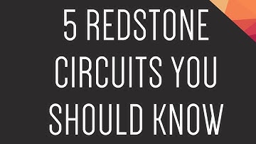 Minecraft Bedrock: 5 Redstone Circuits You Should Know!