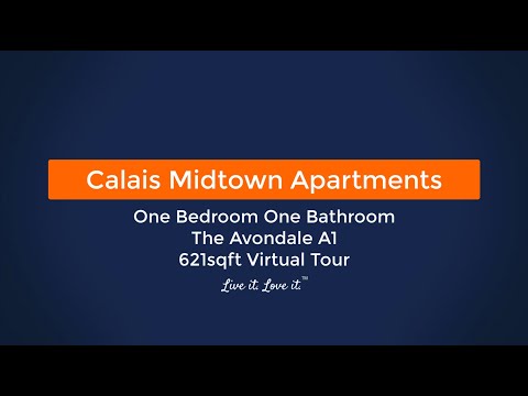 Houston Midtown Apartments The Avondale A1 621sqft Virtual Tour