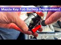 How to replace Mazda Key Fob Battery - Mazda CX-5 2021