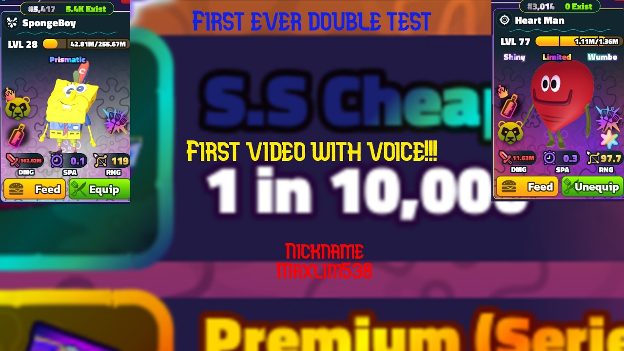 First Double test in SBTD with Voice!!!
