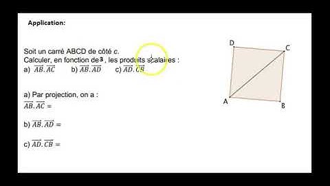 Produit scalaire et orthogonalité [première spé maths].