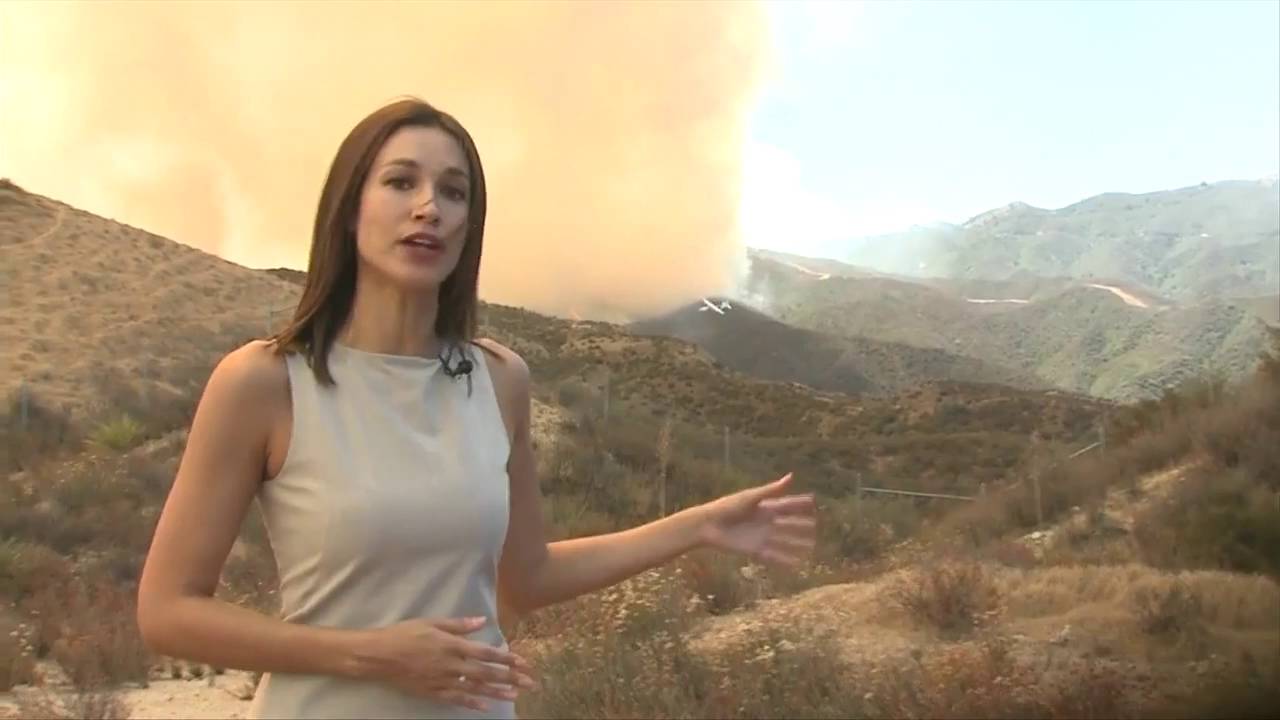 California L A county wildfire. 7/26/2016