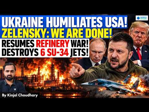 TRUMP'S CEASEFIRE DEAD IN 3 DAYS - Zelensky Defies USA, Resumes Refinery War, 6 Su-34s Hit? | Kinjal