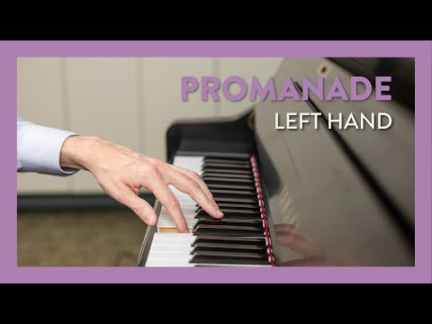 "Promenade" Left Hand | Piano Lesson
