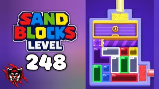 Sand Blocks Drop Puzzle Level 248 Game Walkthrough